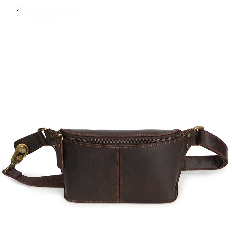 Vintage Handmade Leather Waist Bag