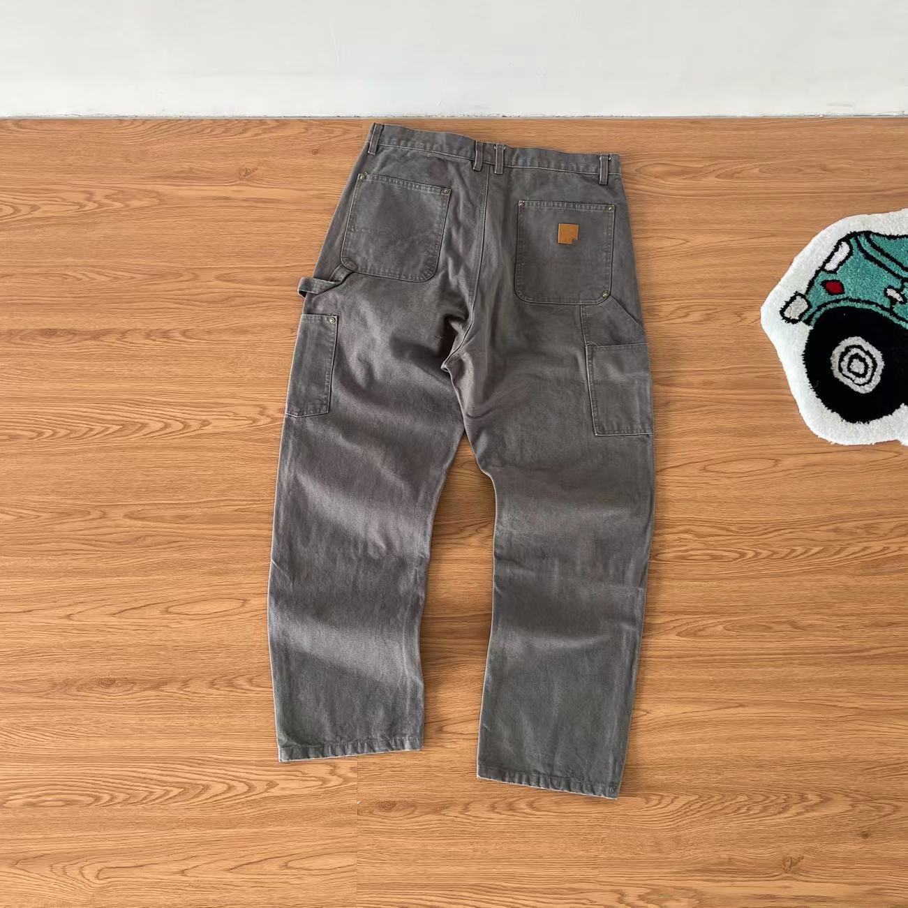 Multifunctional Canvas Double Knee Pants