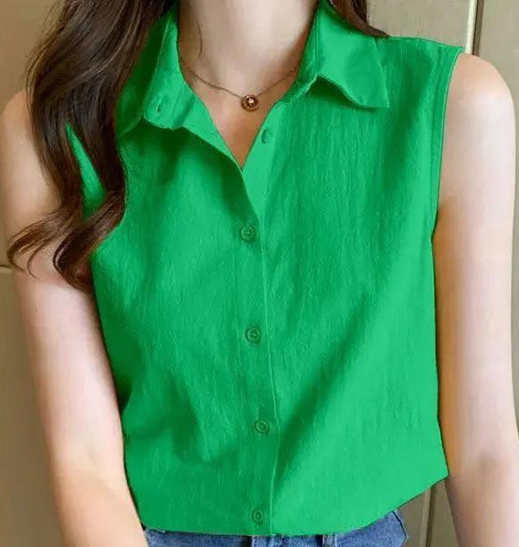 Womens Loose Western-style Bottoming Vest Top