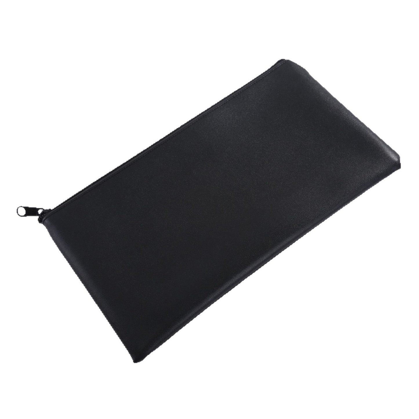 Leather Zip Pouch Minimalist Storage Clutch Bag