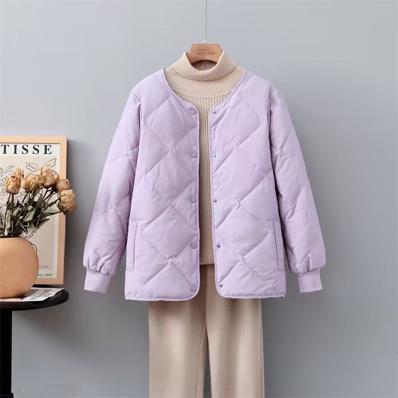 Korean Style Down Cotton Jacket Women's Short