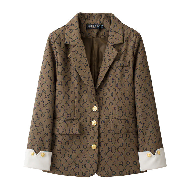 Sophisticated Designer-style Blue Blazer For Women Casual Wear