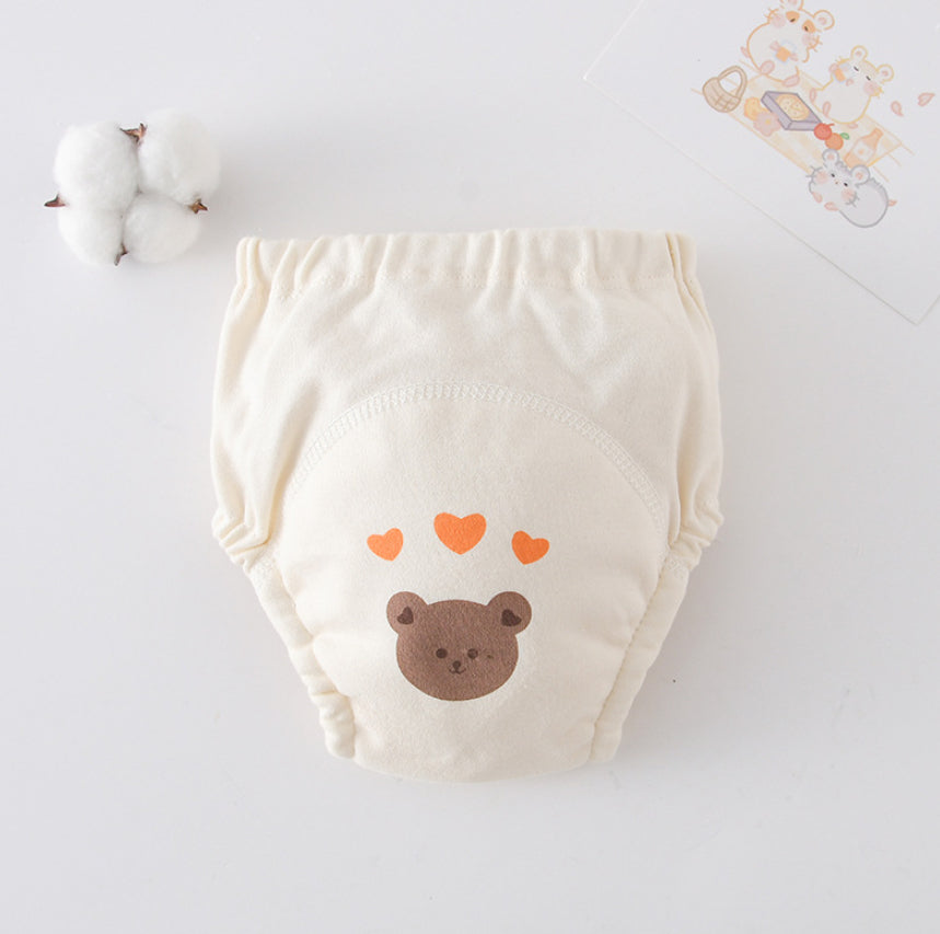 Gauze Cotton Baby's Ring Urine Training Pants Pure Diaper Pants