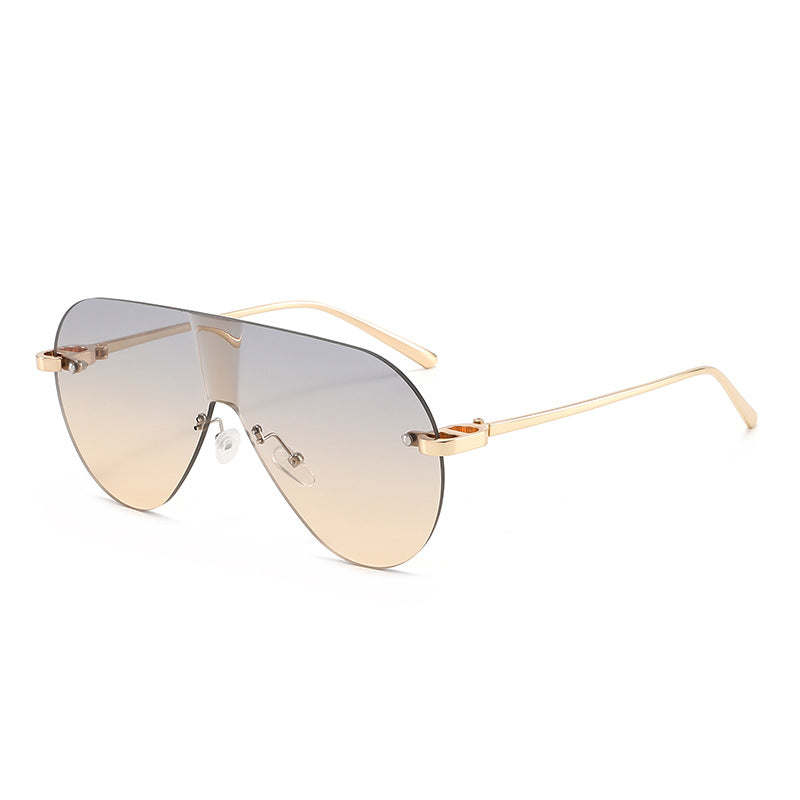 Fashionable Personalized One-piece Sunglasses