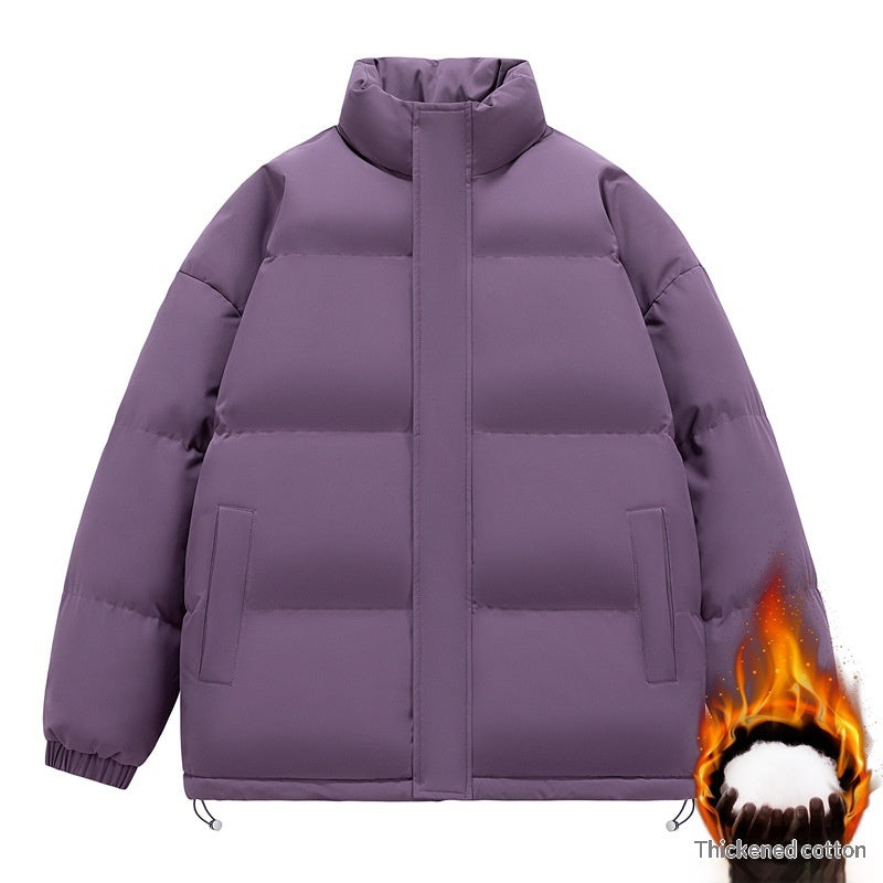 Men's Fashionable Stand-Neck Thickened Cotton-Padded Jacket