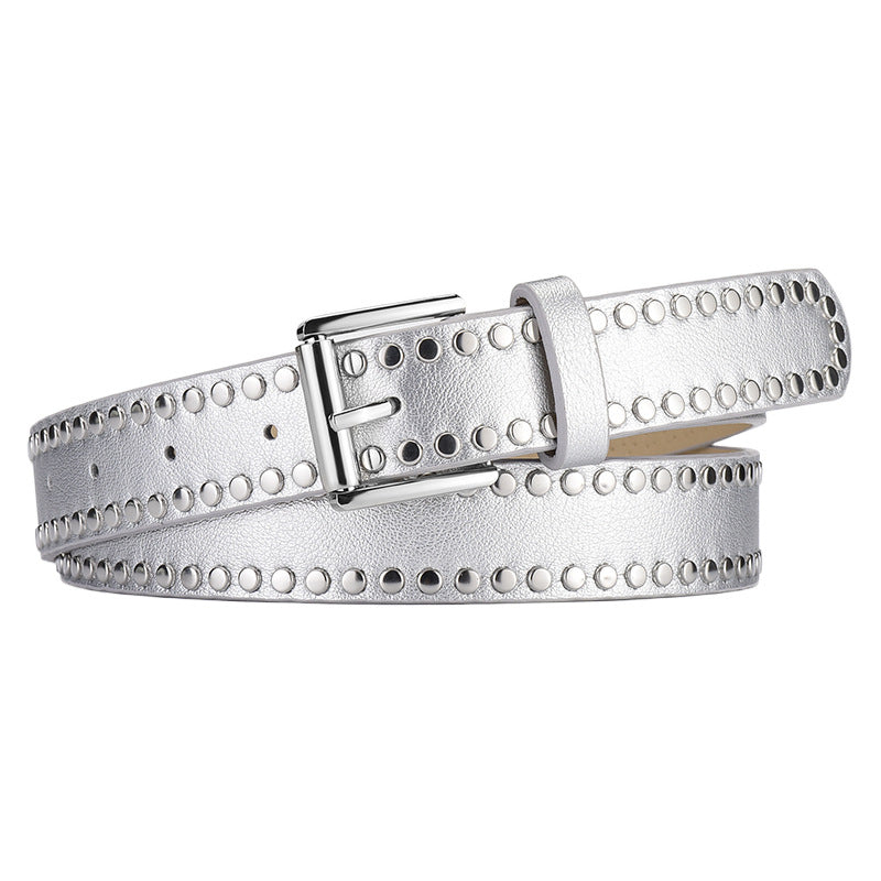Womens Versatile Casual Denim Belt