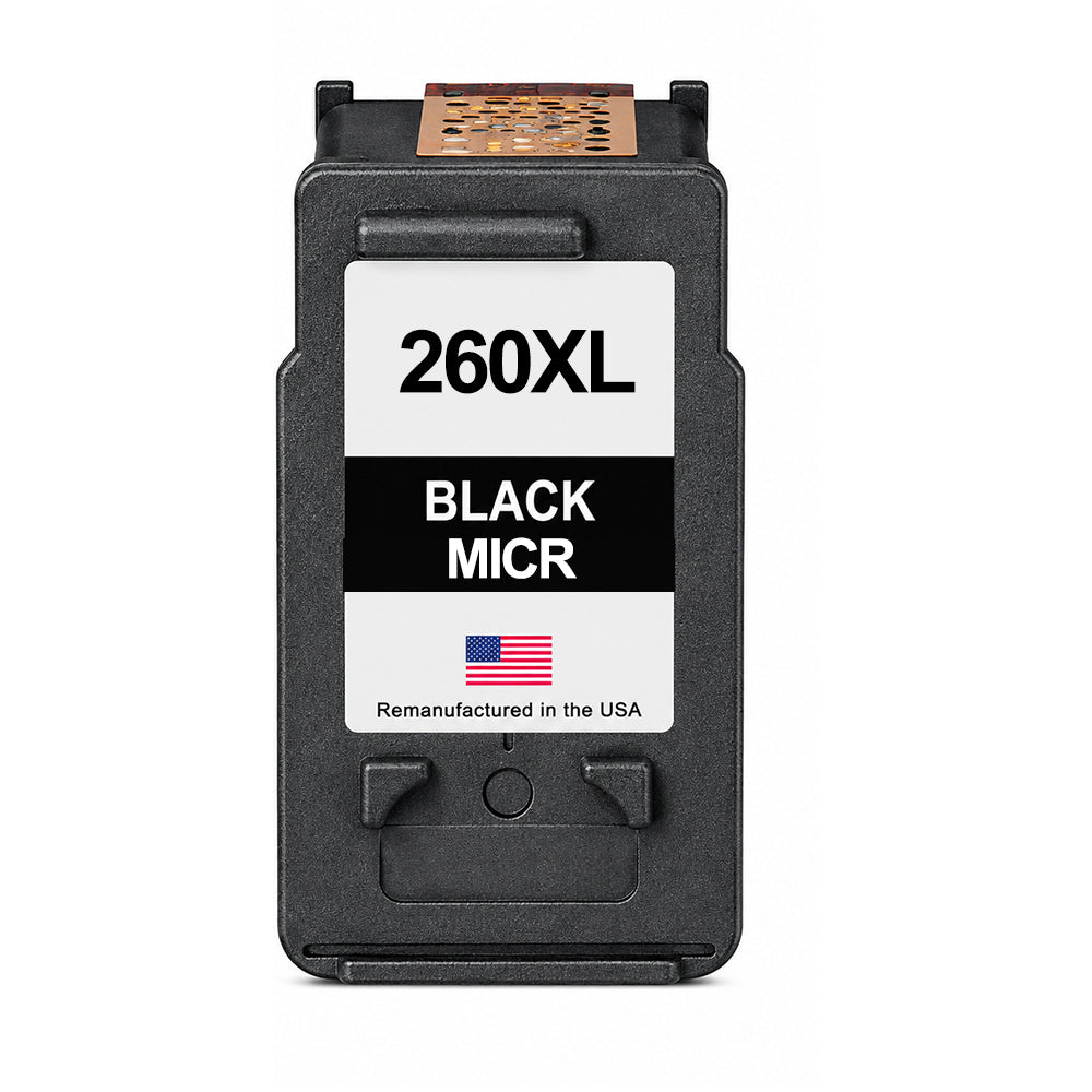 U.S. Remanufactured for Canon PG-260XL Black MICR Ink Cartridge