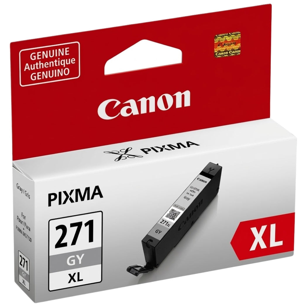 New, Pre-Owned - CLI-271XL High Yield Gray Inkjet Cartridge, 0340C001