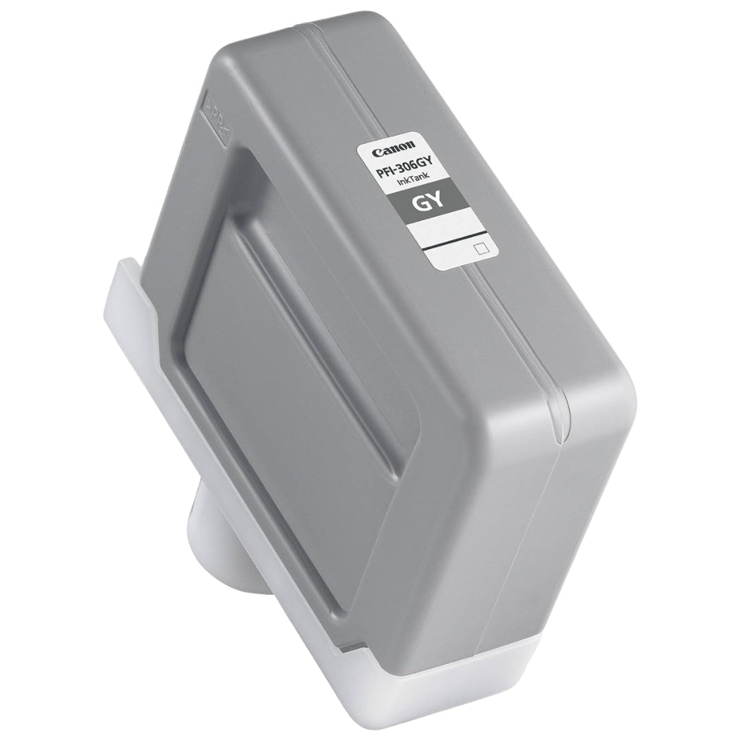 New, Pre-Owned - PFI-306GY Standard-Yield Gray Ink Cartridge, 6666B001
