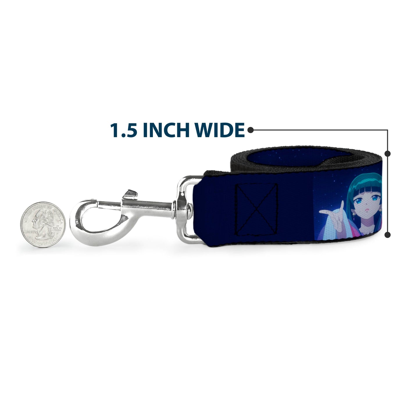 Dog Leash - THE APOTHECARY DIARIES Maomao Hands Out Pose and Title Logo Purples