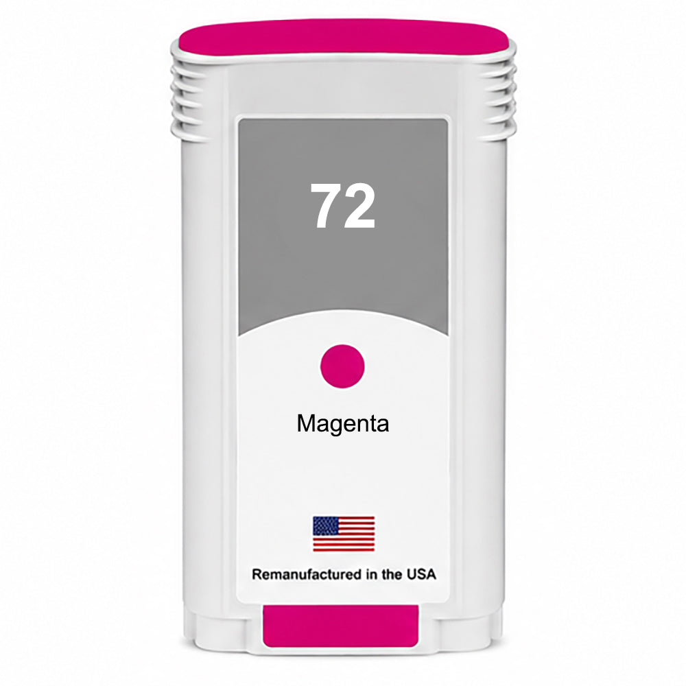 U.S. Remanufactured for HP 72 130-ml (C9372A) Magenta Ink Cartridge
