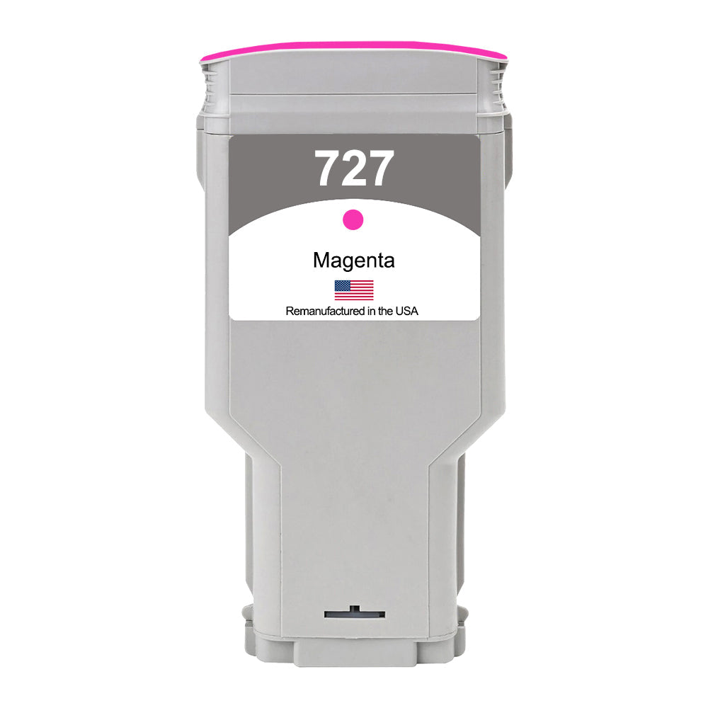 U.S. Remanufactured for HP 727XL 300ml (F9J77A) Magenta Ink Cartridges