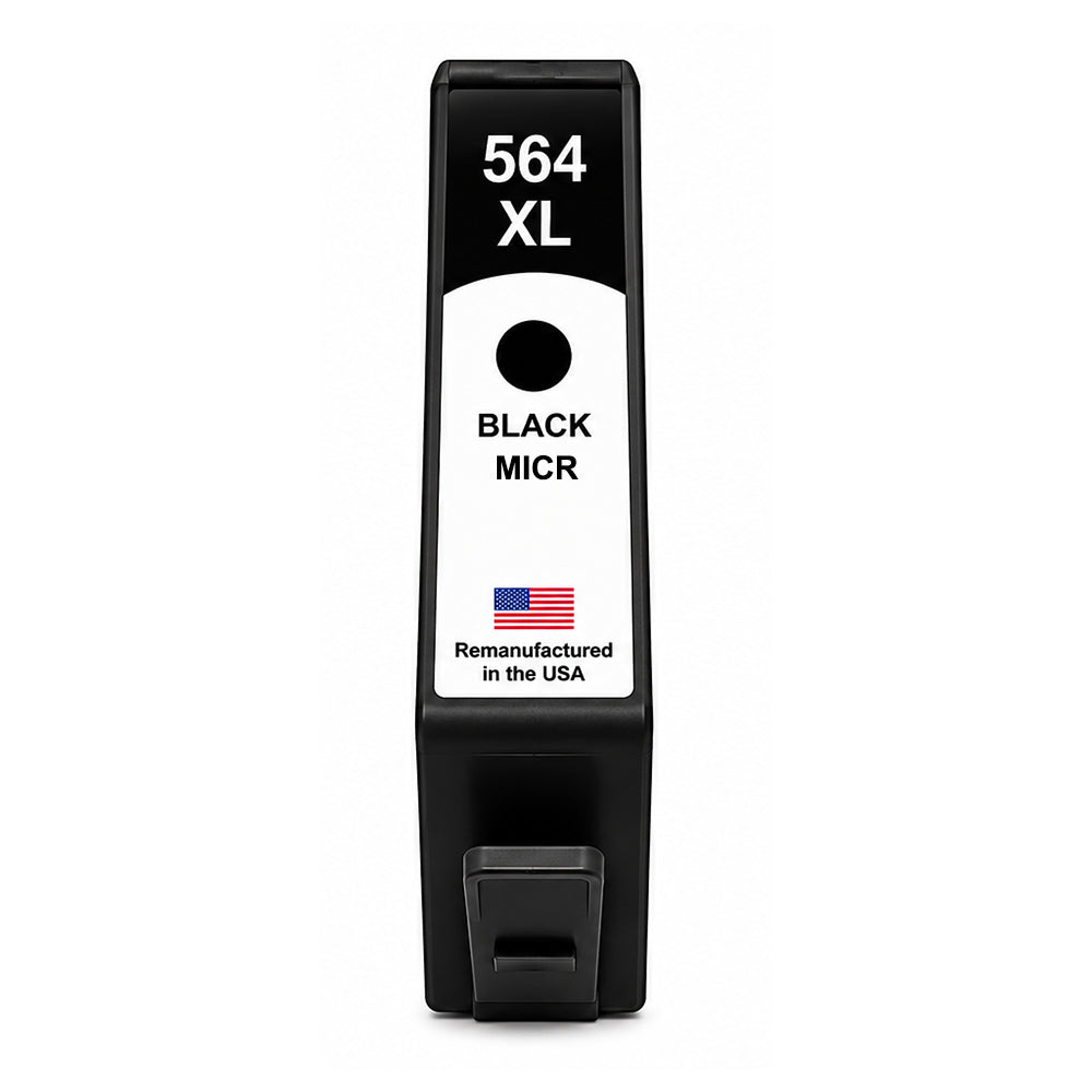 U.S. Remanufactured for HP 564XL (CN684WN) Black MICR Ink Cartridge