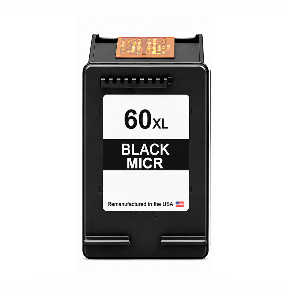 U.S. Remanufactured for HP 60XL (CC641WN) Black MICR Ink Cartridge