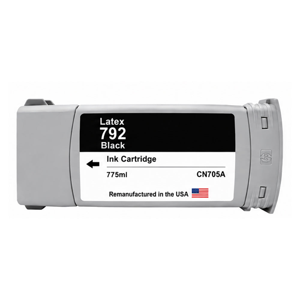 U.S. Remanufactured for HP 792 775ml (CN705A) Black Ink Cartridge