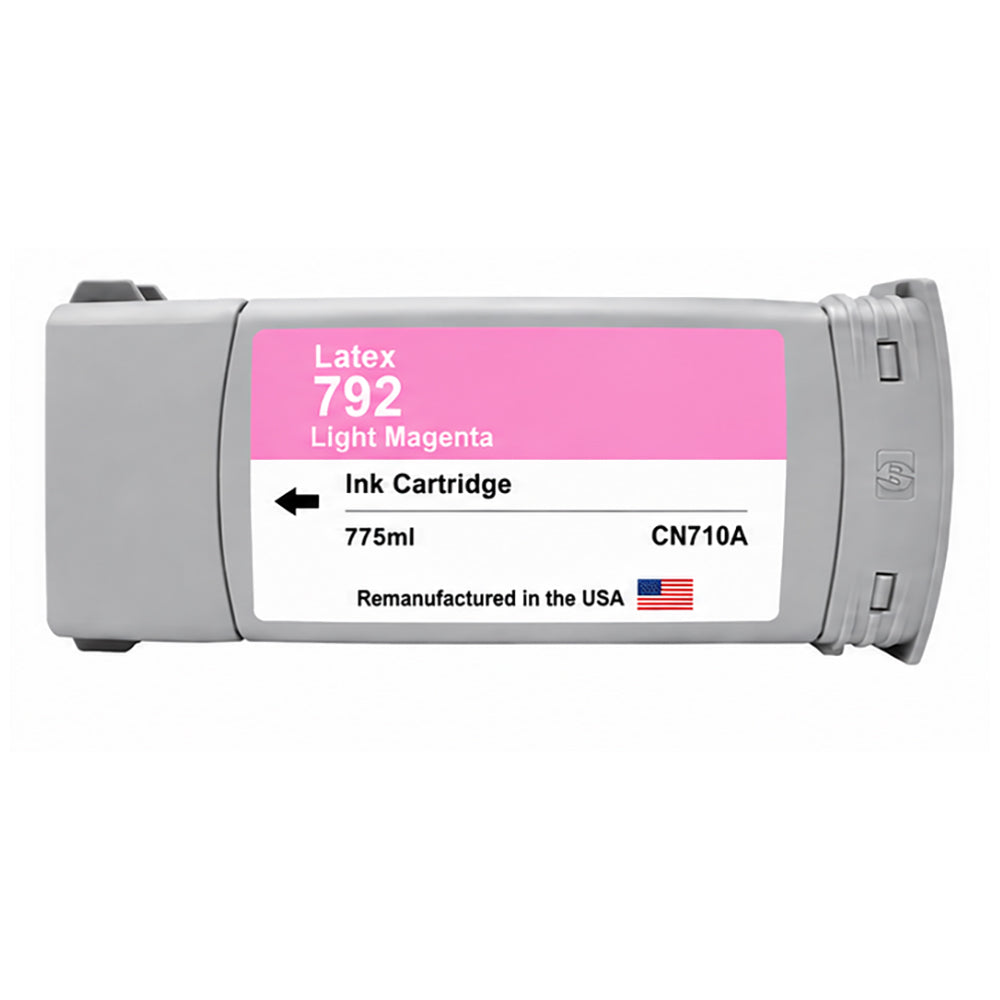 U.S. Remanufactured for HP 792 775ml (CN710A) Light Magenta Ink Cartridge