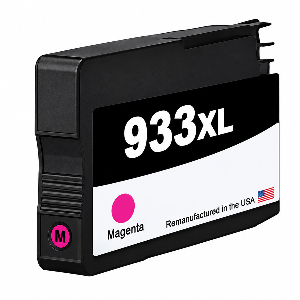 U.S. Remanufactured for HP 933XL (CN055AN) Magenta Ink Cartridge
