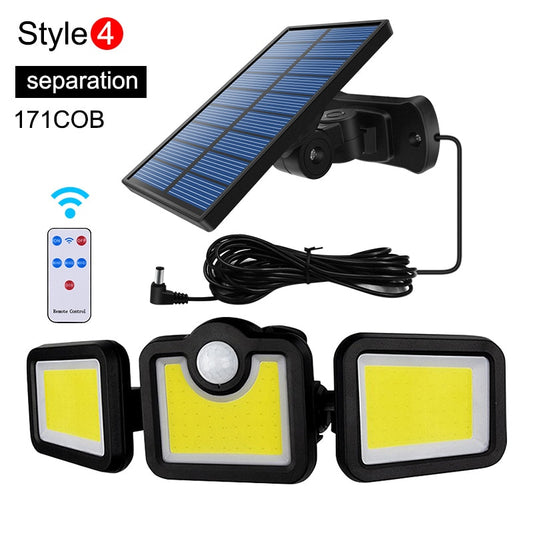 Super Bright Solar Lights | IP65 Waterproof Outdoor/Indoor Solar Lamp | Adjustable Head | Wide Lighting Angle
