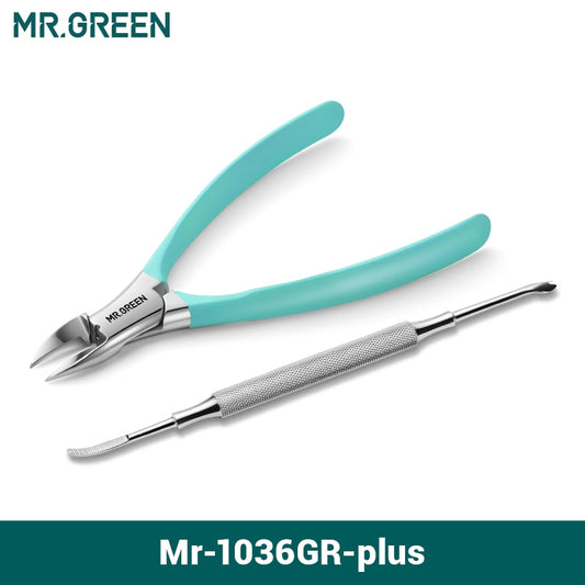 Stainless Steel Ingrown Nail Clippers - Professional Pedicure Tool for Thick Toenail Correction and Deep Nail Groove Care