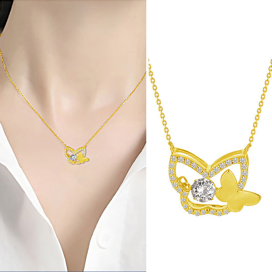 925 Sterling Silver Butterfly Necklace