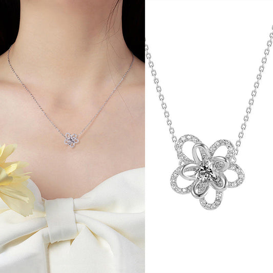 2024 New 925 Sterling Silver SUNFLOWER Necklace