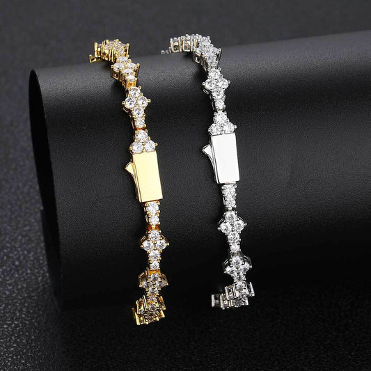 Hip Hop Zircon Tennis Bracelet