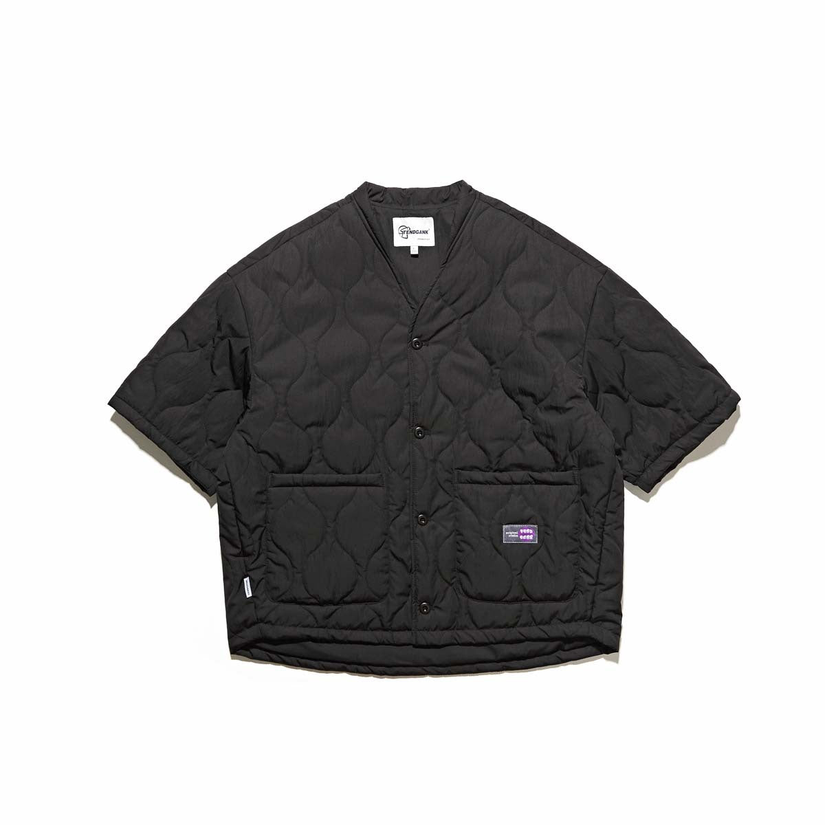 Japanese Loose Simple Washed Half Socks Cotton Coat Jacket
