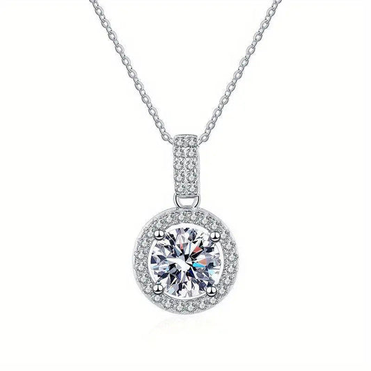 Simple Necklace Geometric Female Round Bag