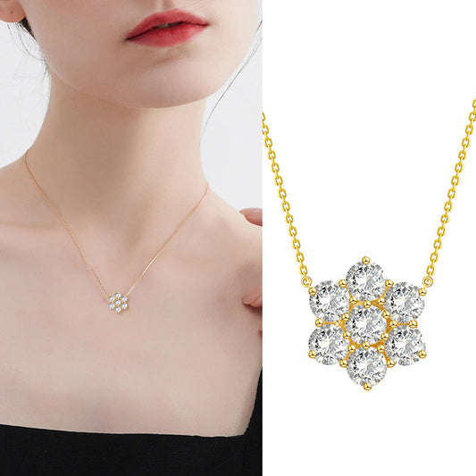 Sterling Silver Snowflake Necklace