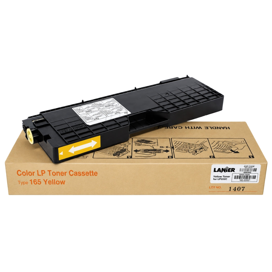 New, Pre-Owned - Ricoh TYPE 165 High Yield Yellow Toner Cartridge, 402567