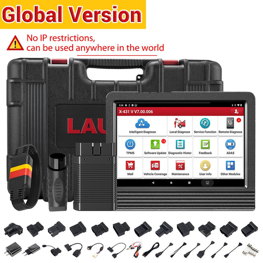 LAUNCH X431 V V4.0 Pro Car Diagnostic Tools Auto OBD2 Scanner Full System ECU Coding Active Test Guide Function