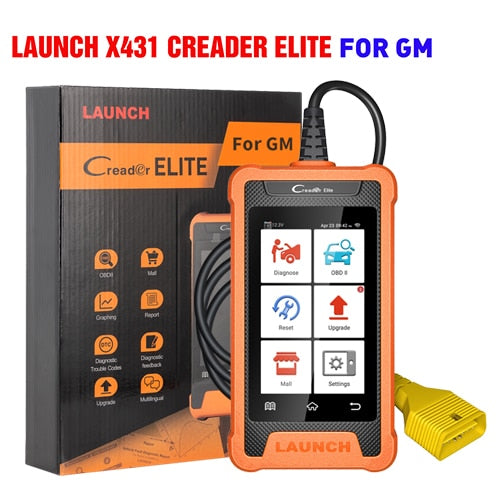LAUNCH X431 Creader Elite For VAG Professional Full System Diagnostic Tools Online ECU Coding 31+ reset Function OBD2 Scanner