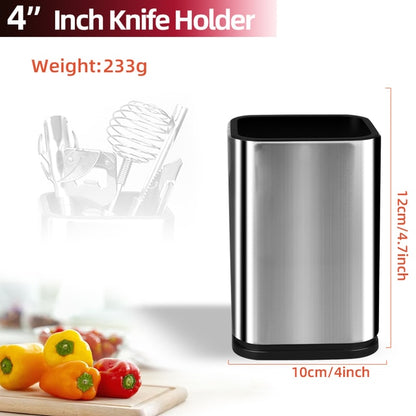 Stainless Steel Knife Holder for Kitchen Knife Set - Organize Your Cooking Utensils with Style and Functionality