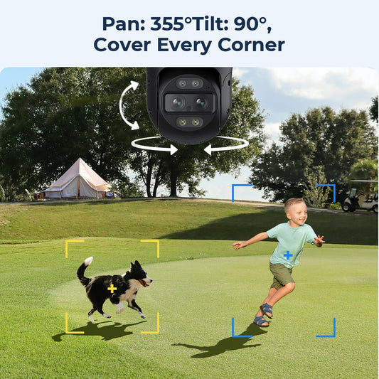 Reolink Trackmix PoE 4K Security Outdoor Camera Dual-Lens Motion Tracking PTZ camera 6X Zoom Animal Car Human Detect CCTV IP Cam