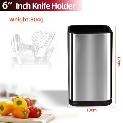 Stainless Steel Knife Holder for Kitchen Knife Set - Organize Your Cooking Utensils with Style and Functionality