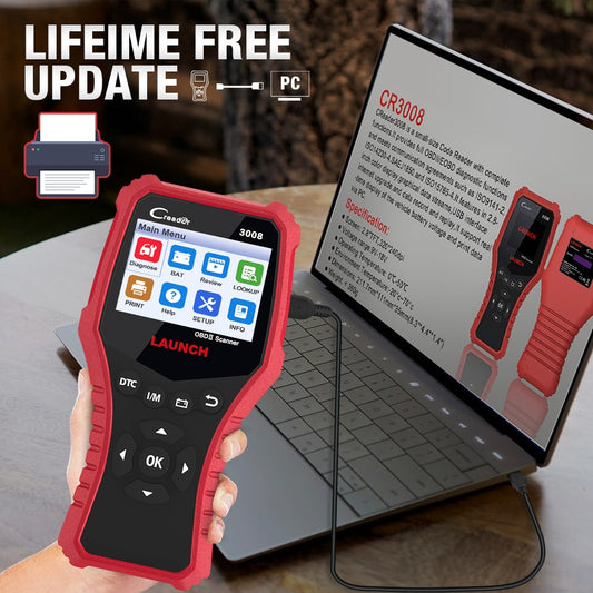 LAUNCH X431 CR3008 Car Diagnostic Tools Auto OBD2 Code Reader Professional Scanner Fault Code Read Multi-Language