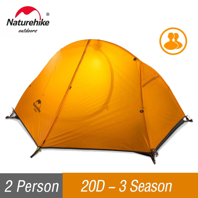 Ultralight 20D/210T Cycling Backpack Tent - Camping Tent for 1 Person