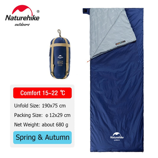 Embrace Nature's Comfort: Ultralight Cotton Sleeping Bag for Unforgettable Spring and Summer Outdoor Escapes – Your Ideal Companion for Hiking and Camping Adventures