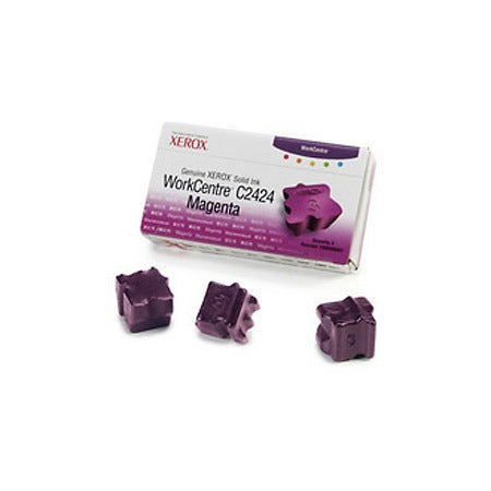 New, Pre-Owned - Xerox WorkCentre C2424 108R006601 Magenta Solid Ink/Inkjet (3/Box)