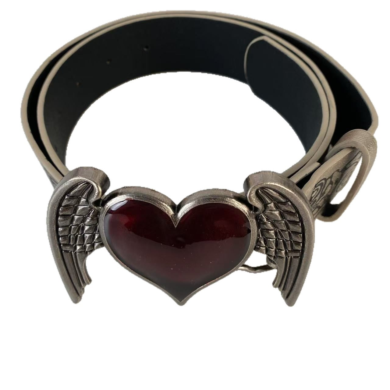 Hip-hop Punk Style Heart Wing Belt
