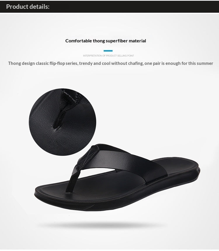 Mens Outdoor Casual Beach Sandals Flip-Flops