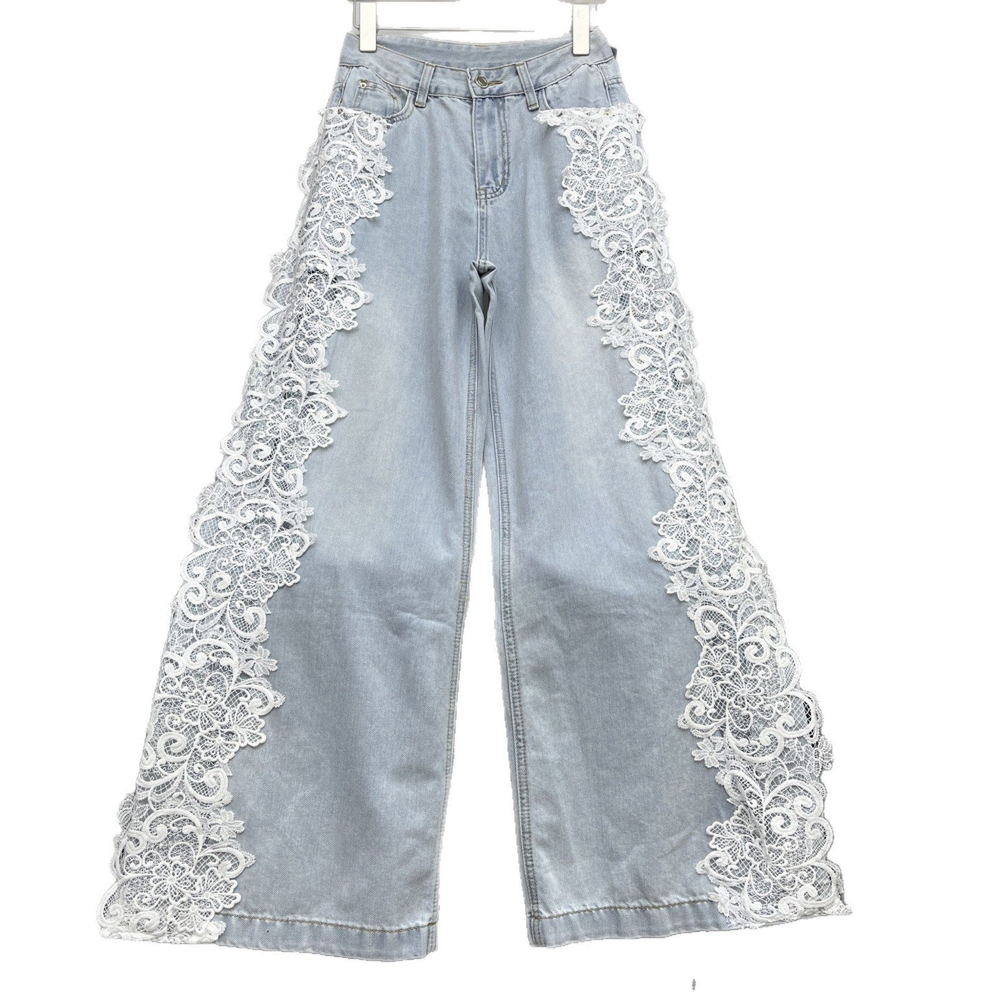 High-waisted Loose-fit Figure-flattering Versatile Straight-leg Wide-leg Pants