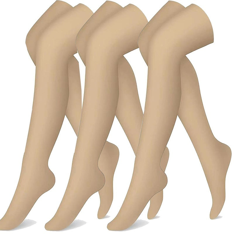 Extended-length Over-the-knee Socks Athletic Compression Stockings High-top Non-slip Leg Guards