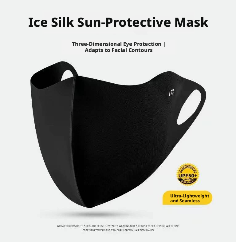 Sunscreen mask-dark grey-1 piece