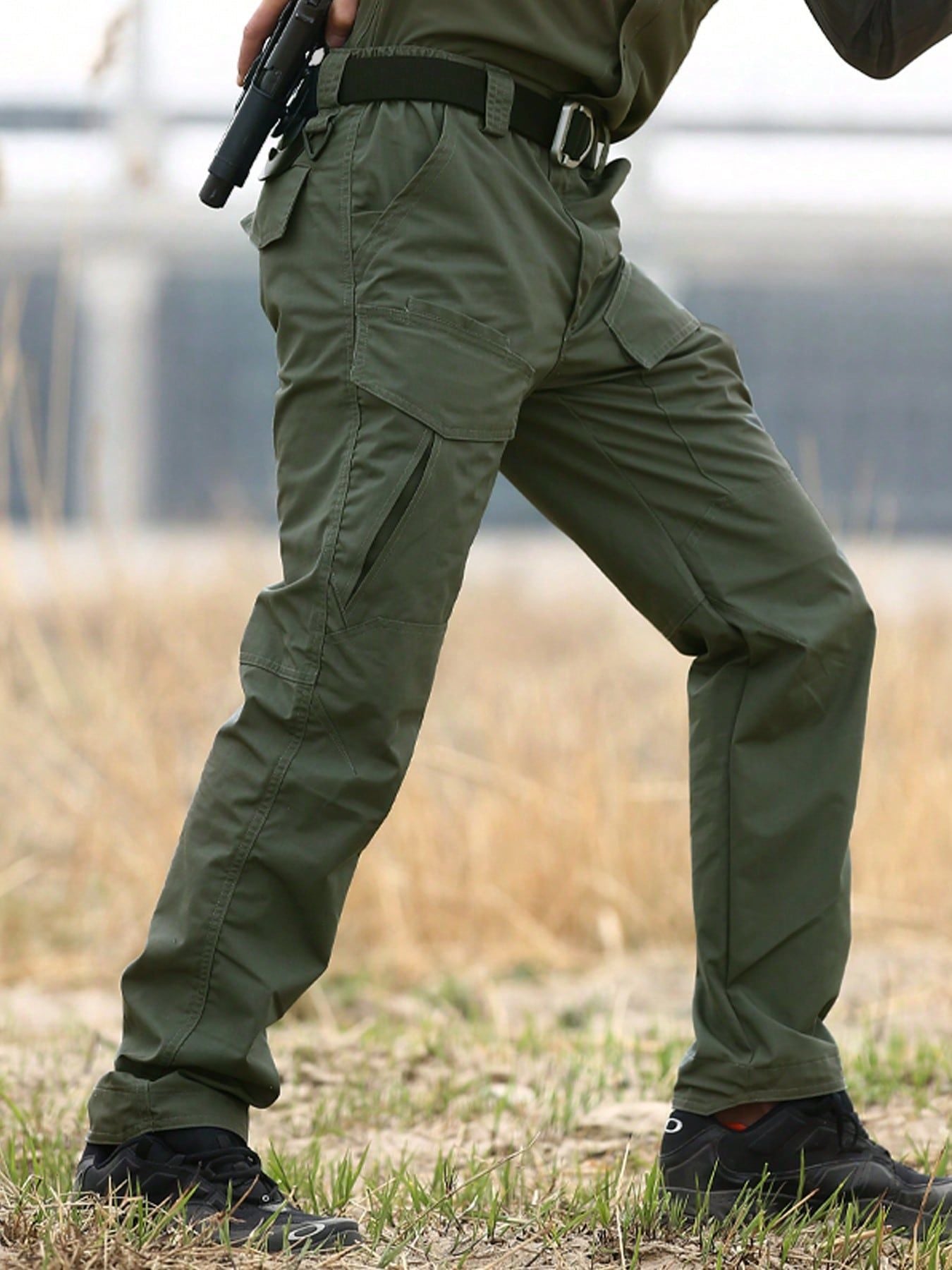 Solid-color Versatile Workwear Pants For Men
