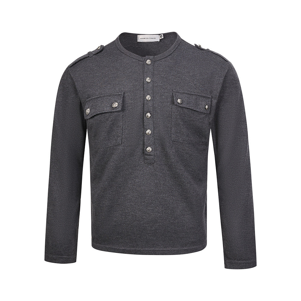 Wool-blend Long-sleeve T-shirt Top