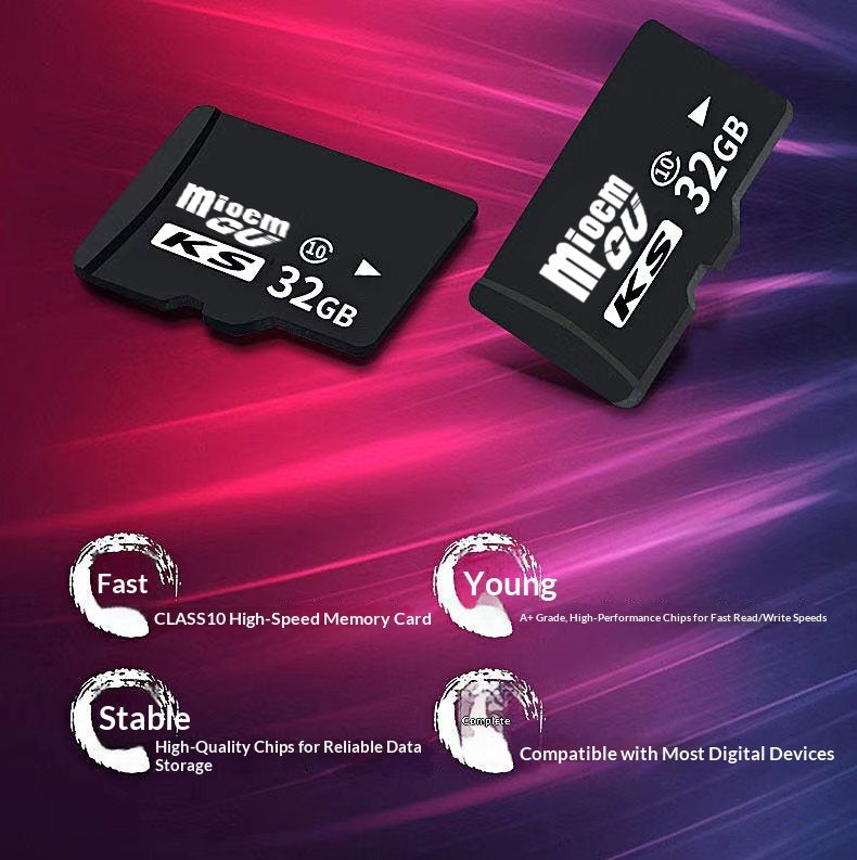Memory Card For A Mobile Phone Controlled Dashcam