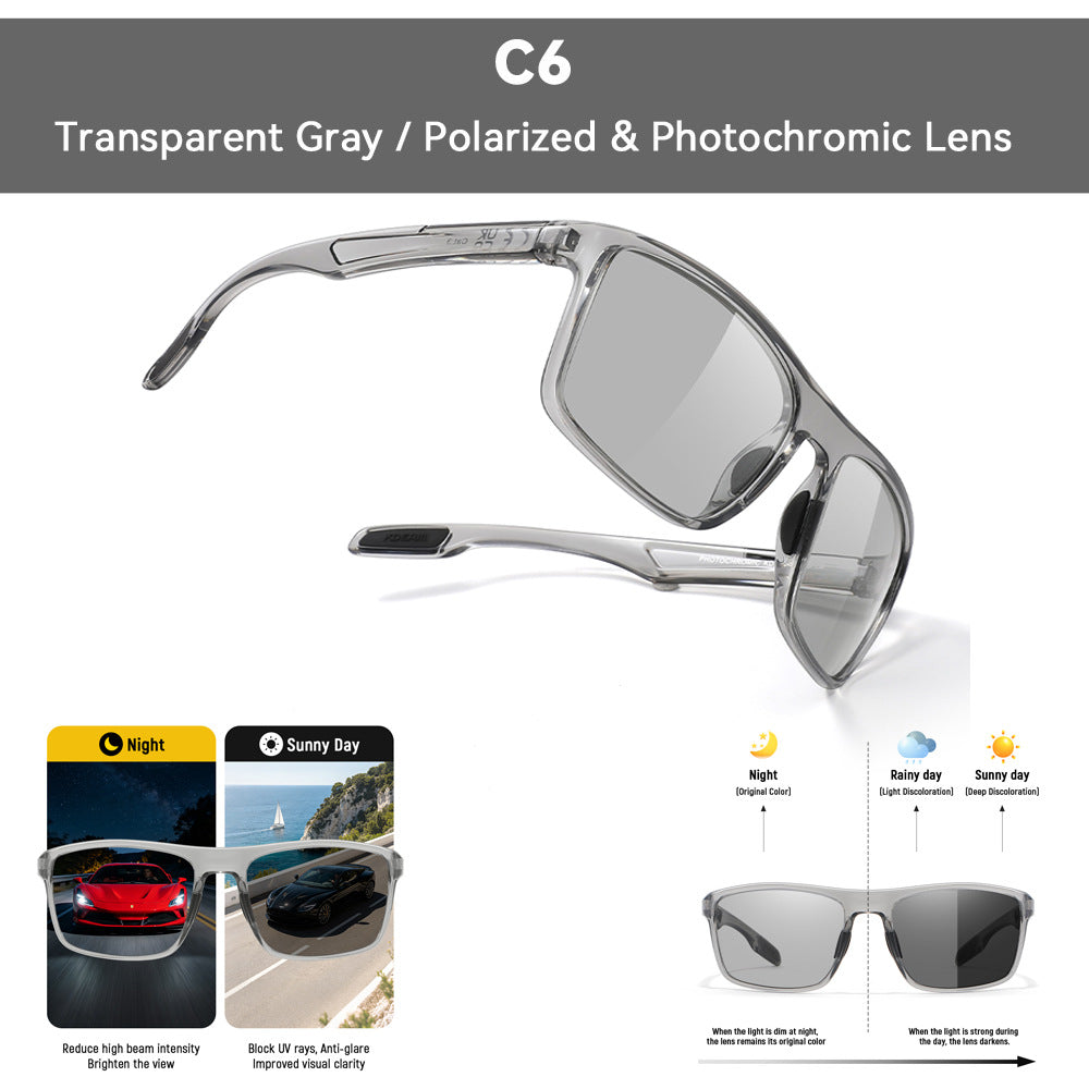 KDEAM Square-frame Polarized Sunglasses