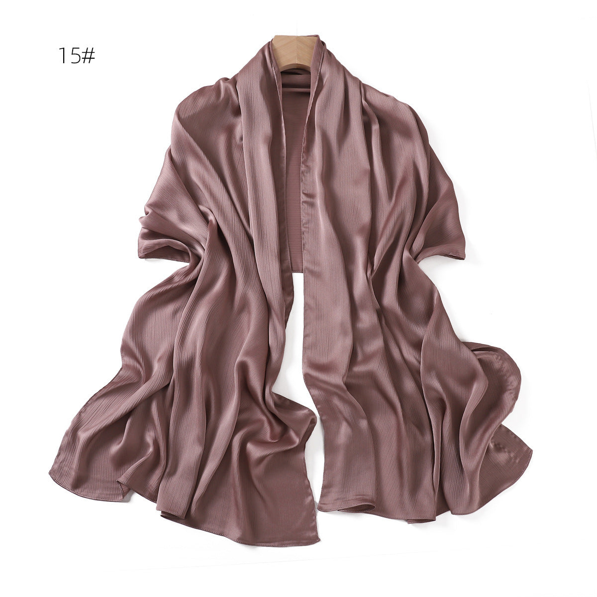 Solid-color Womens Summer Shawl Sunscreen Scarf