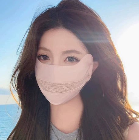 Womens Sun-Protective Mask UV-Protective Face Mask